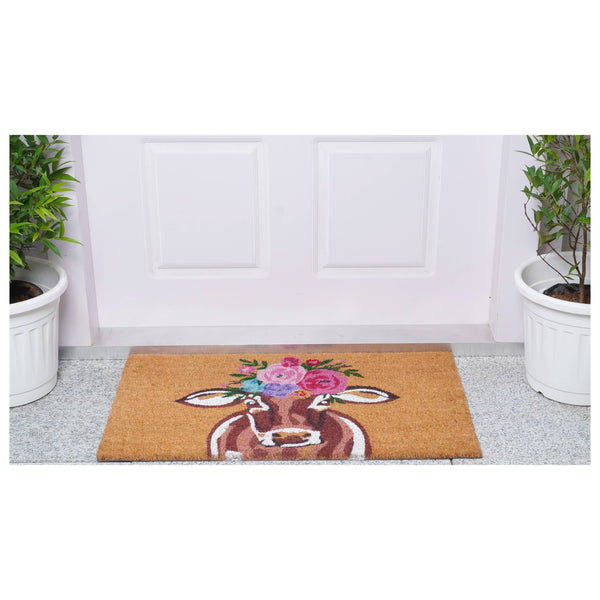 Sassy Cow Doormat: 17'' x 29''