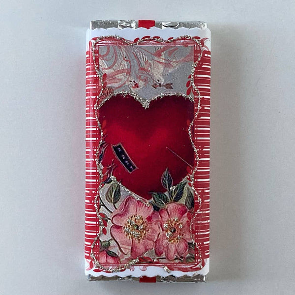 Chocolate Bars - Valentines: Dark / Japanese Heart Collage