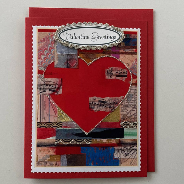 Greeting Card - Valentine: Tied Heart