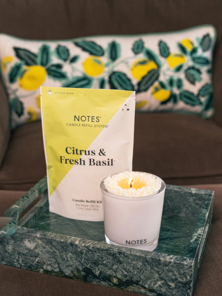 Notes Refillable Candles