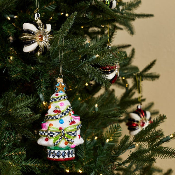Ornament, Confetti Christmas Tree Glass MAC2406 Mackenzie Child’s