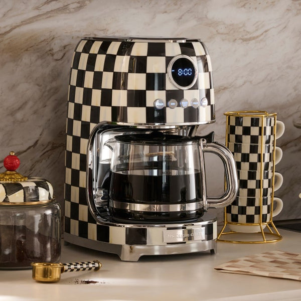 Coffee Maker, Courtly Check MAC0340 Mackenzie Child’s
