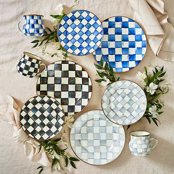 Courtly Check Dinner Plate