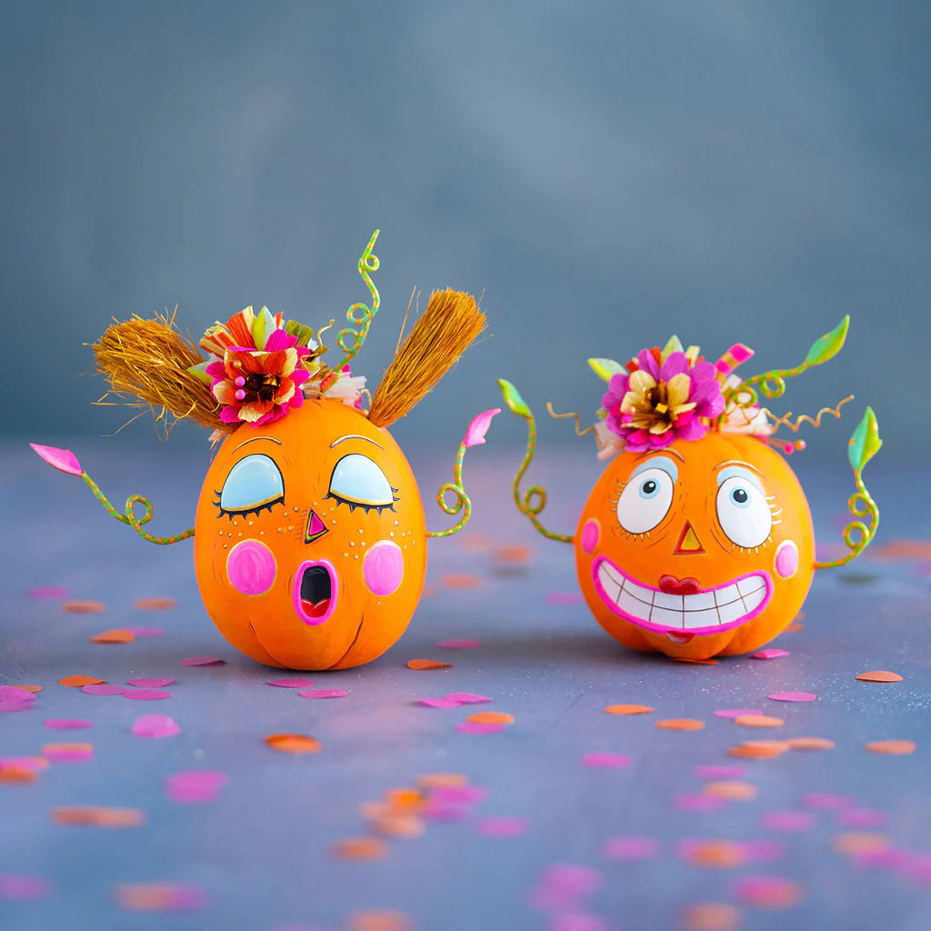 Betty and Gourdy Pumpkins