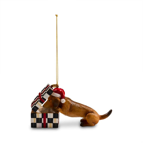 Ornament, Holiday Dachshund Dog MAC1946 Mackenzie Child’s