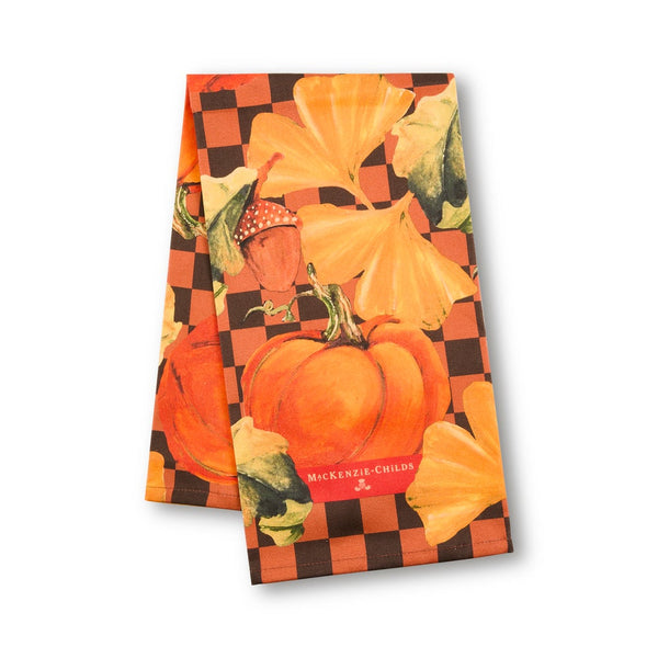 Dish Towel, Pumpkin Harvest MAC3118 Mackenzie childs