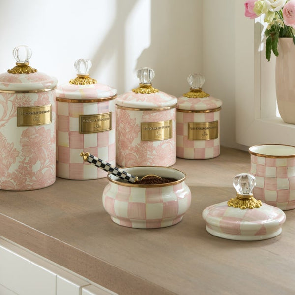 Squashed Pot, Rosy MAC223RC Mackenzie Childs