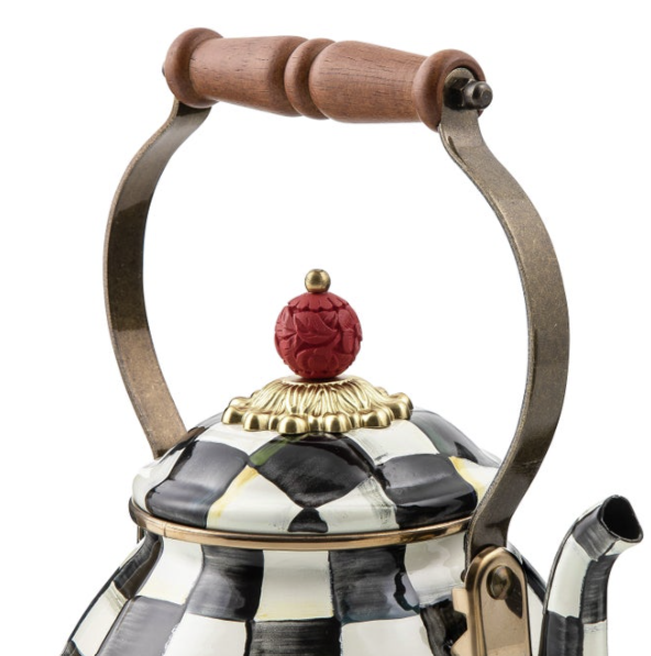 MacKenzie-Childs Check 2 Qt. Tea Kettles