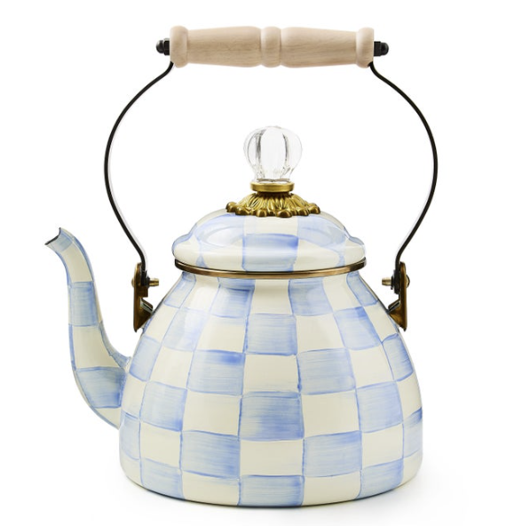 MacKenzie-Childs Check 2 Qt. Tea Kettles