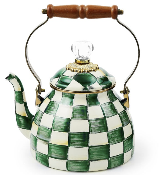 MacKenzie-Childs Check 2 Qt. Tea Kettles