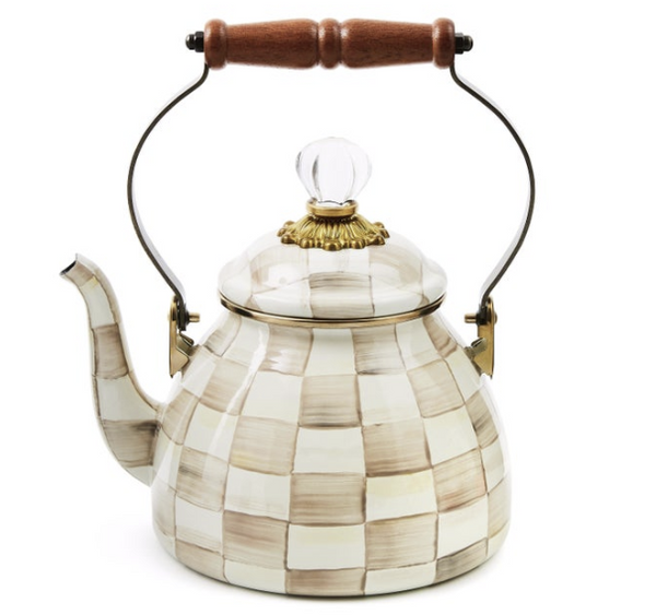 MacKenzie-Childs Check 2 Qt. Tea Kettles