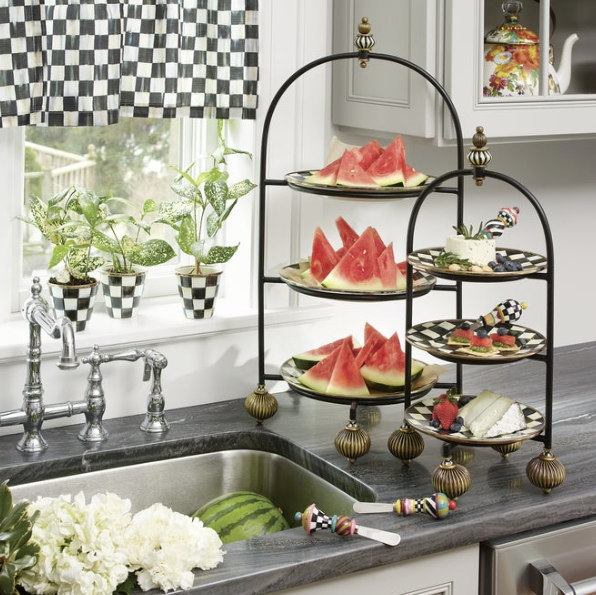 MacKenzie-Childs Large Plate Stand