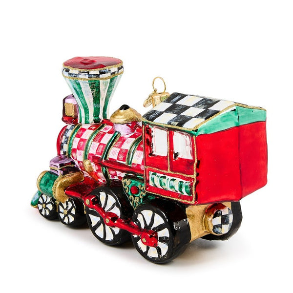 Ornament, Check It Out Train MAC2340 Mackenzie Child’s