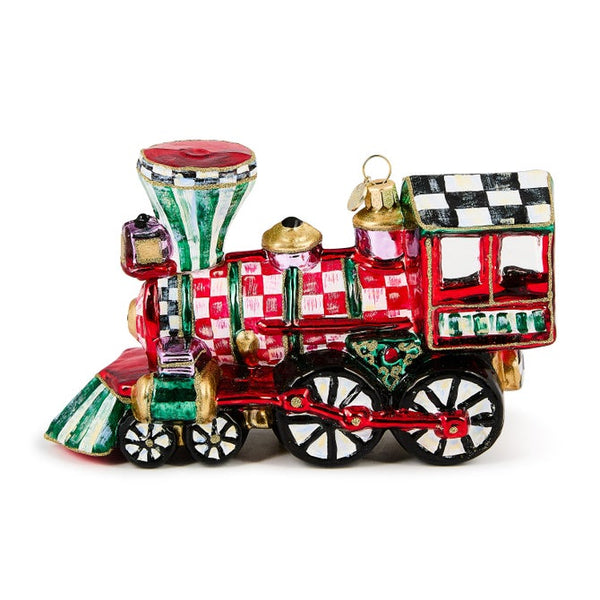Ornament, Check It Out Train MAC2340 Mackenzie Child’s