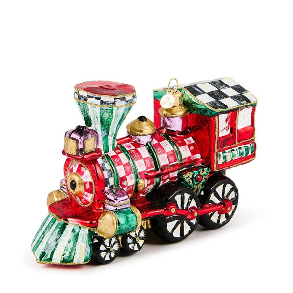 Ornament, Check It Out Train MAC2340 Mackenzie Child’s