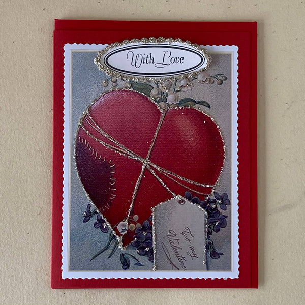 Greeting Card - Valentine: Heart Candy box