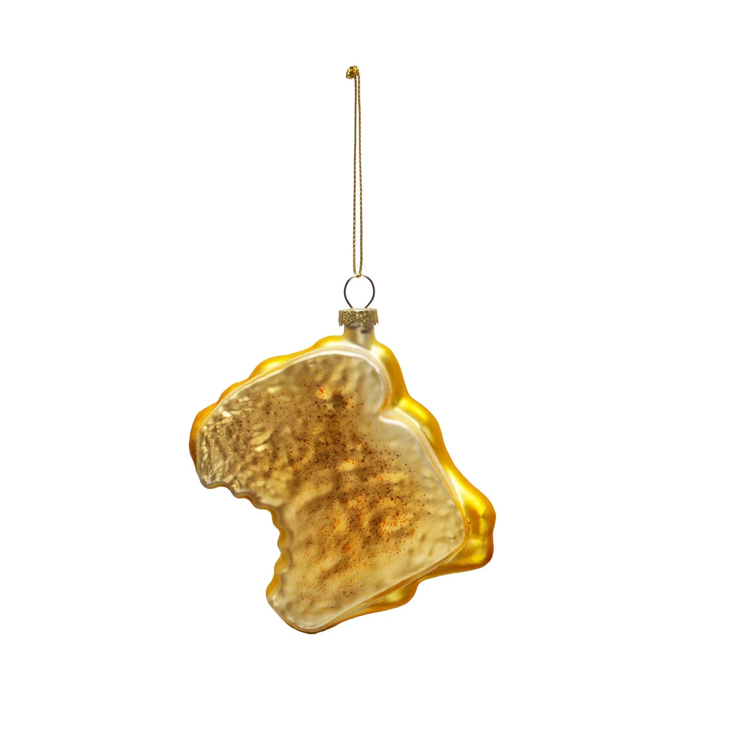 Grilled Cheese Glass Ornament