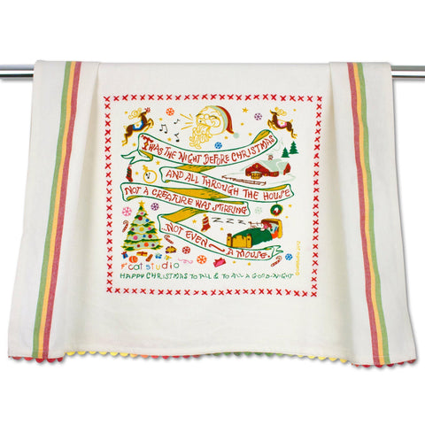 Night Before Christmas Dishtowel