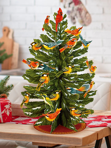 Pop-Up Paper Winter Tree