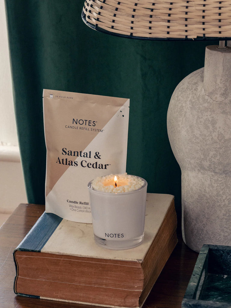 Notes Candle Refill Kit - Linen & Crisp Air