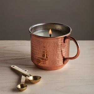 Simmering Cider Copper Mug Candle