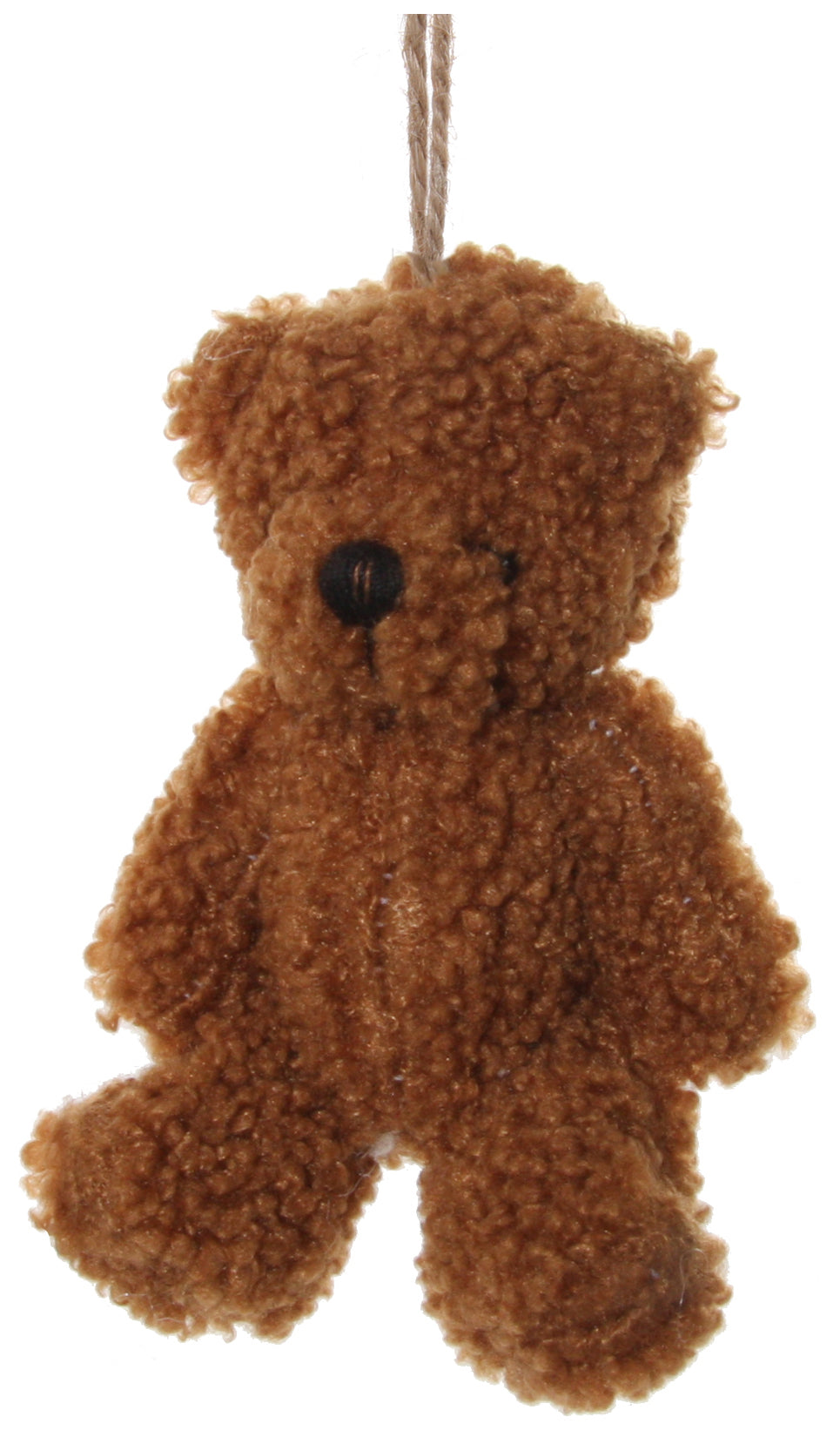 Fuzzy Teddy Bear Ornament