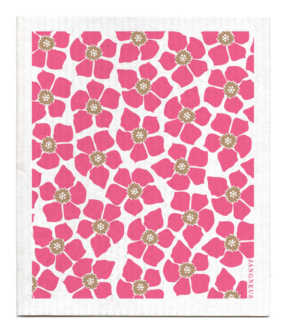 Swedish Dishcloth - Daffodil - Pink: Pink