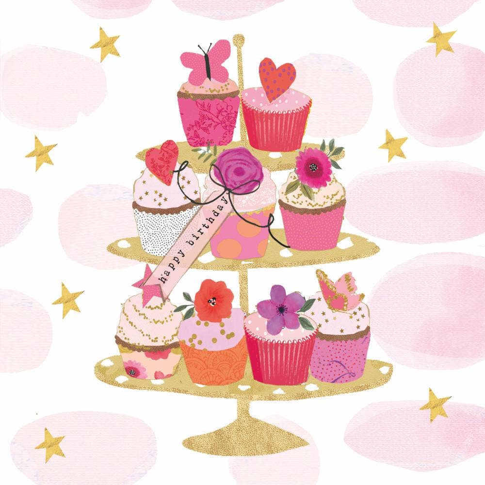 Happy Cupcakes Lunch Napkins