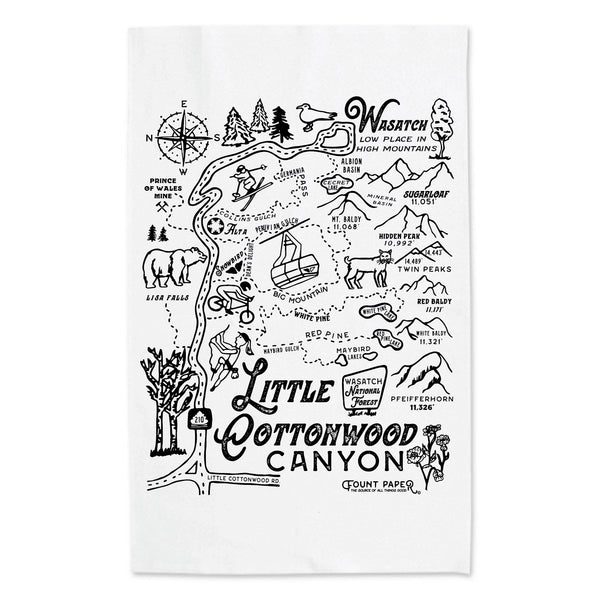 Salt Lake City Neighborhood Dishtowels