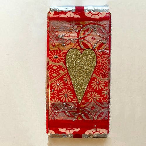 Chocolate Bars - Valentines: Dark / Japanese Heart Collage