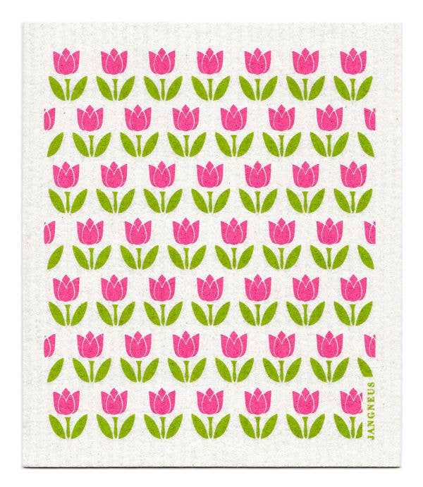 Swedish Dishcloth - Tulip Small - Pink: Pink