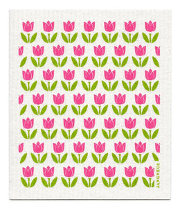 Swedish Dishcloth - Tulip Small - Pink: Pink