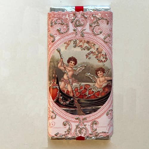 Chocolate Bars - Valentines: Dark / Cherubs in Boat