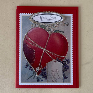 Greeting Card - Valentine: Tied Heart